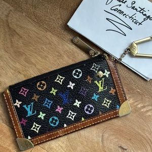 Louis Vuitton multicolor key pouch